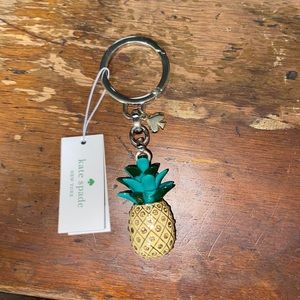 NWT Kate spade pineapple bag charm